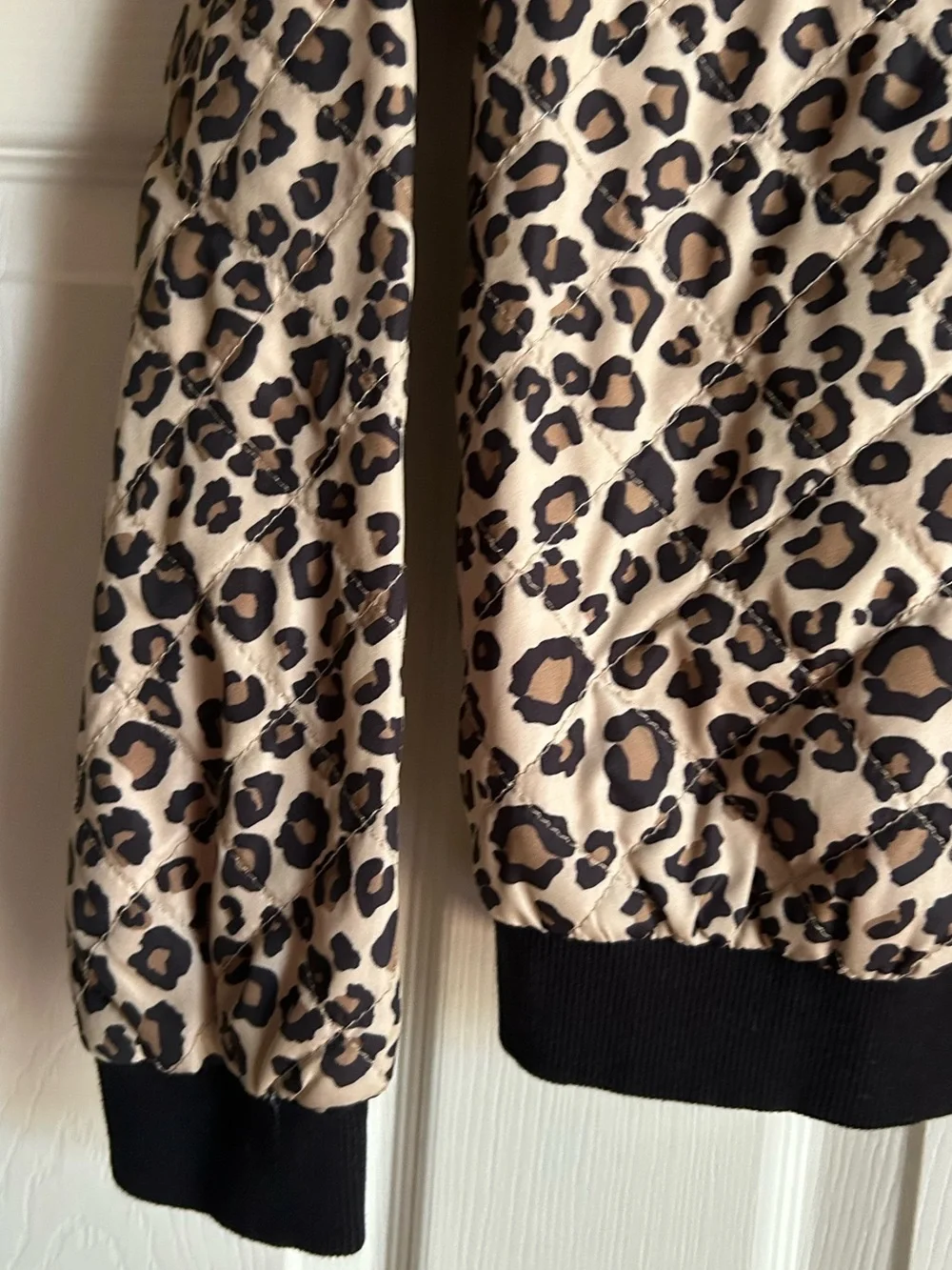 The Children's Place Girls' Size L 10-1/ Leopard Print Bomber Jacket